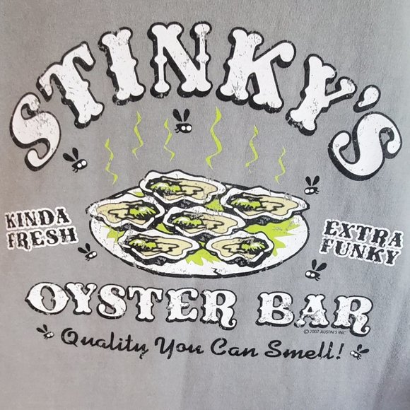Stinky's Oyster Bar - Calabash NC Vintage Souvenir T-Shirt Size XXL - Picture 3 of 6